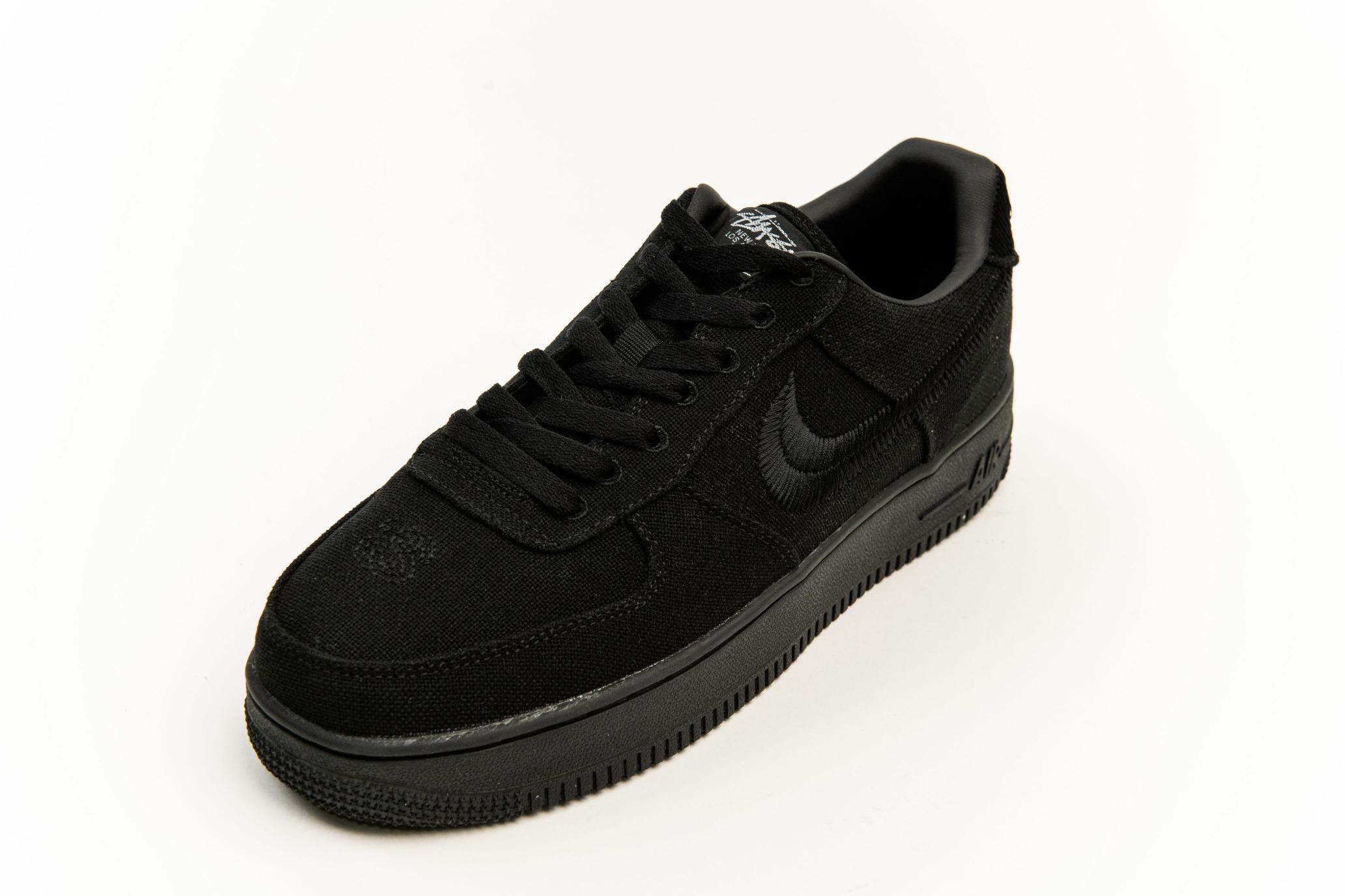 Nike Air Force 1 x Stüssy 'Triple Black' - Size.ge