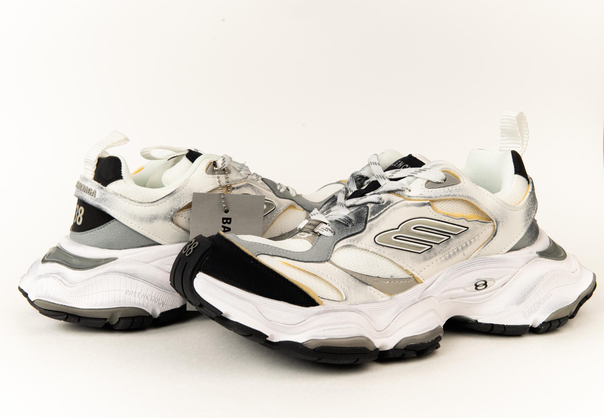 Balenciaga Track Sneakers- White Color