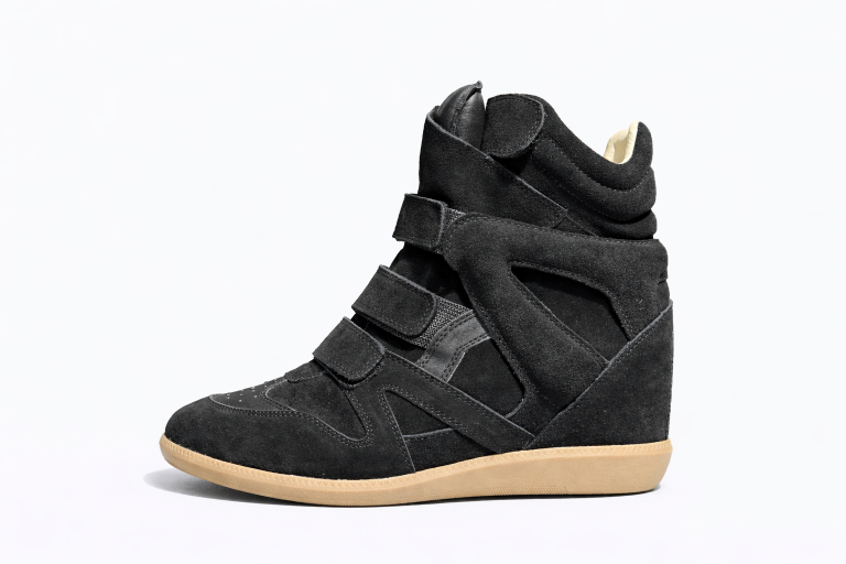 Isabel Marant bekett high – Black Suede