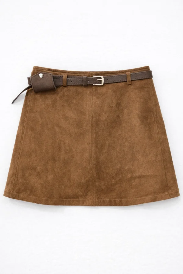 მოკლე კაბა- ყავისფერი ზამში