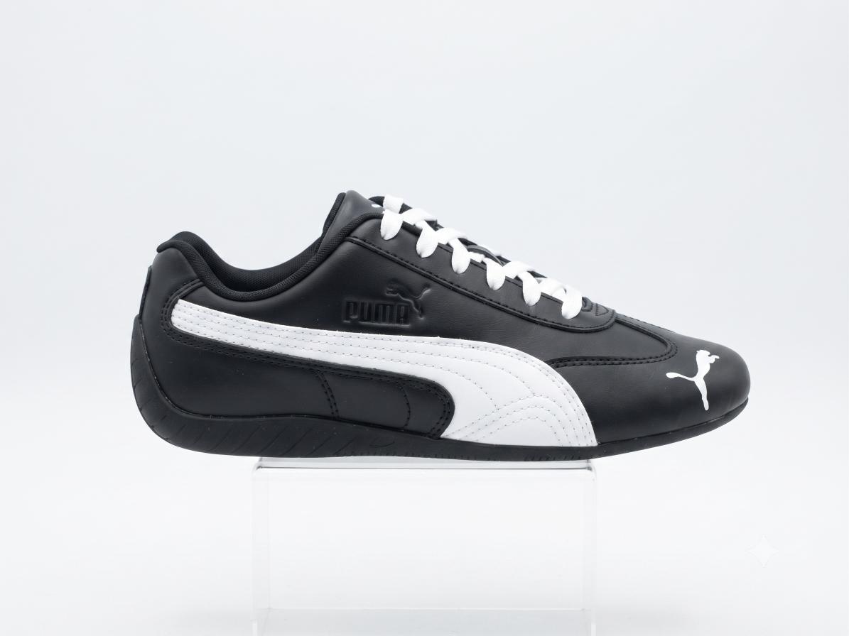 Puma Black Leather Sneakers