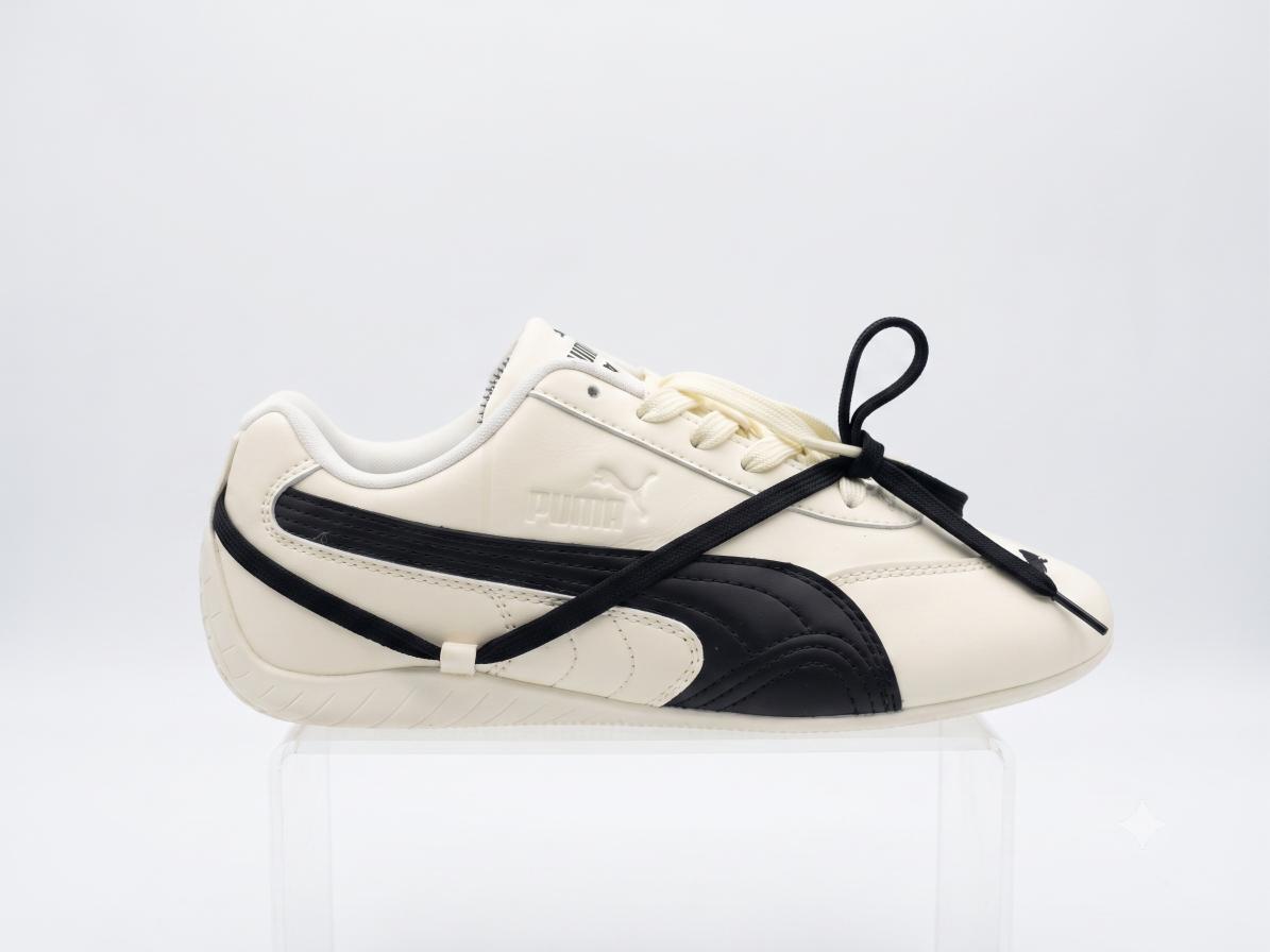 Puma White Sneakers – Leather