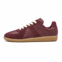 Maison Margiela Brown Leather Sneakers