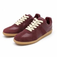 Maison Margiela Brown Leather Sneakers