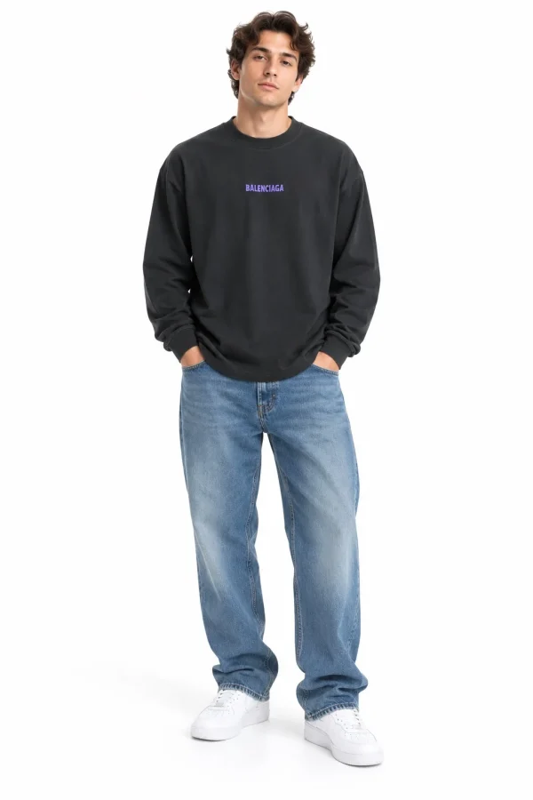 Balenciaga შავი ზედა Balenciaga შავი ზედა