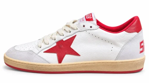 Golden Goose White Red Color