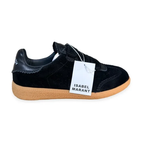 Isabel Marant Black Suede Sneakers