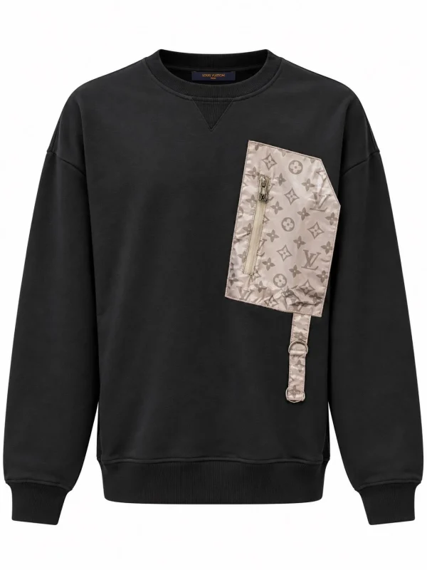 Louis Vuitton შავი ზედა Louis Vuitton შავი ზედა