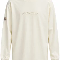 Moncler თეთრი მაისური Moncler თეთრი მაისური