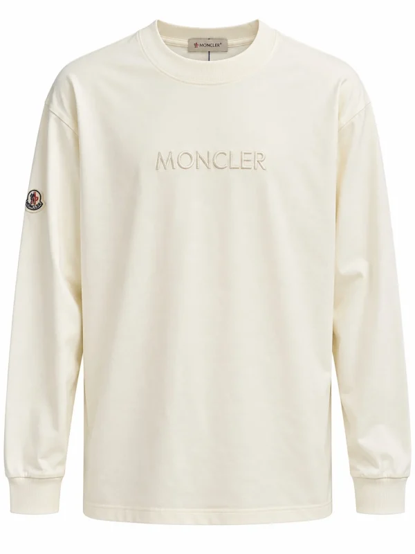 Moncler თეთრი მაისური Moncler თეთრი მაისური
