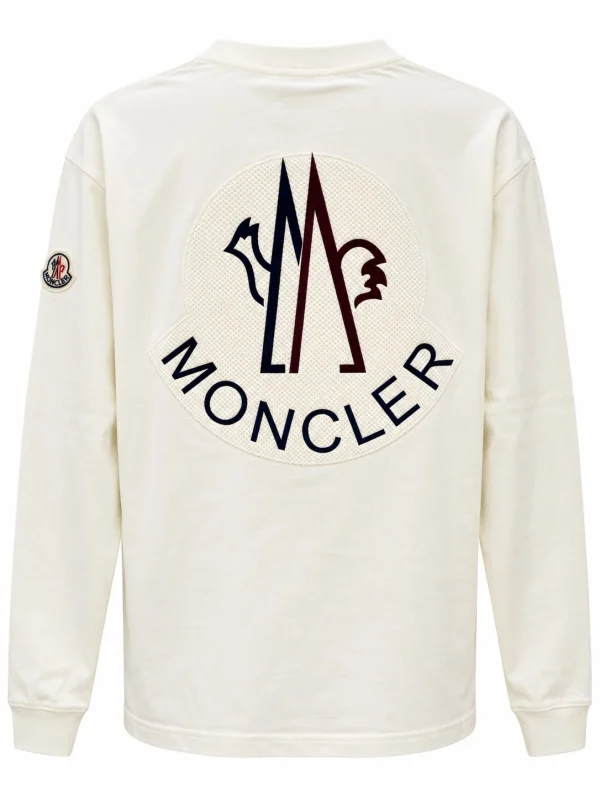 Moncler თეთრი მაისური Moncler თეთრი მაისური
