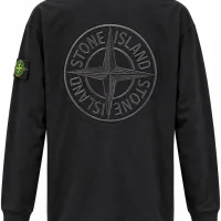 Moncler შავი მაისური შავი მაისური