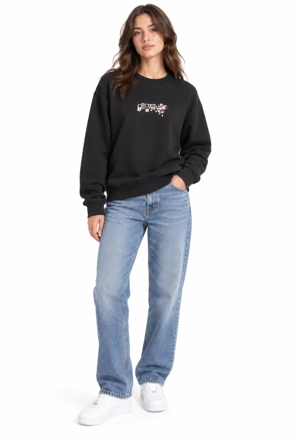 Off White შავი unisex ზედა Off White შავი unisex ზედა