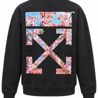 Off White შავი unisex ზედა Off White შავი unisex ზედა