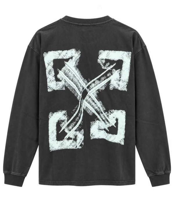 Off White -შავ-თეთრი ზედა
