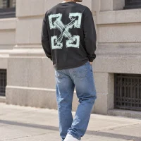 Off White -შავ-თეთრი ზედა