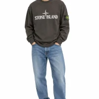 შავი-თეთრი Stone Island მაისური შავი-თეთრი Stone Island მაისური