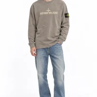 ნაცრისფერი Stone Island ზედა ნაცრისფერი Stone Island ზედა