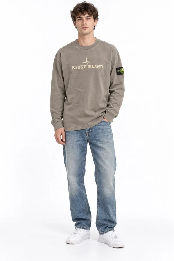 ნაცრისფერი Stone Island ზედა ნაცრისფერი Stone Island ზედა