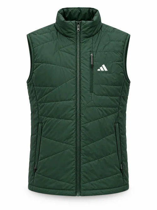 Adidas მწვანე დუტის ჟილეტი
